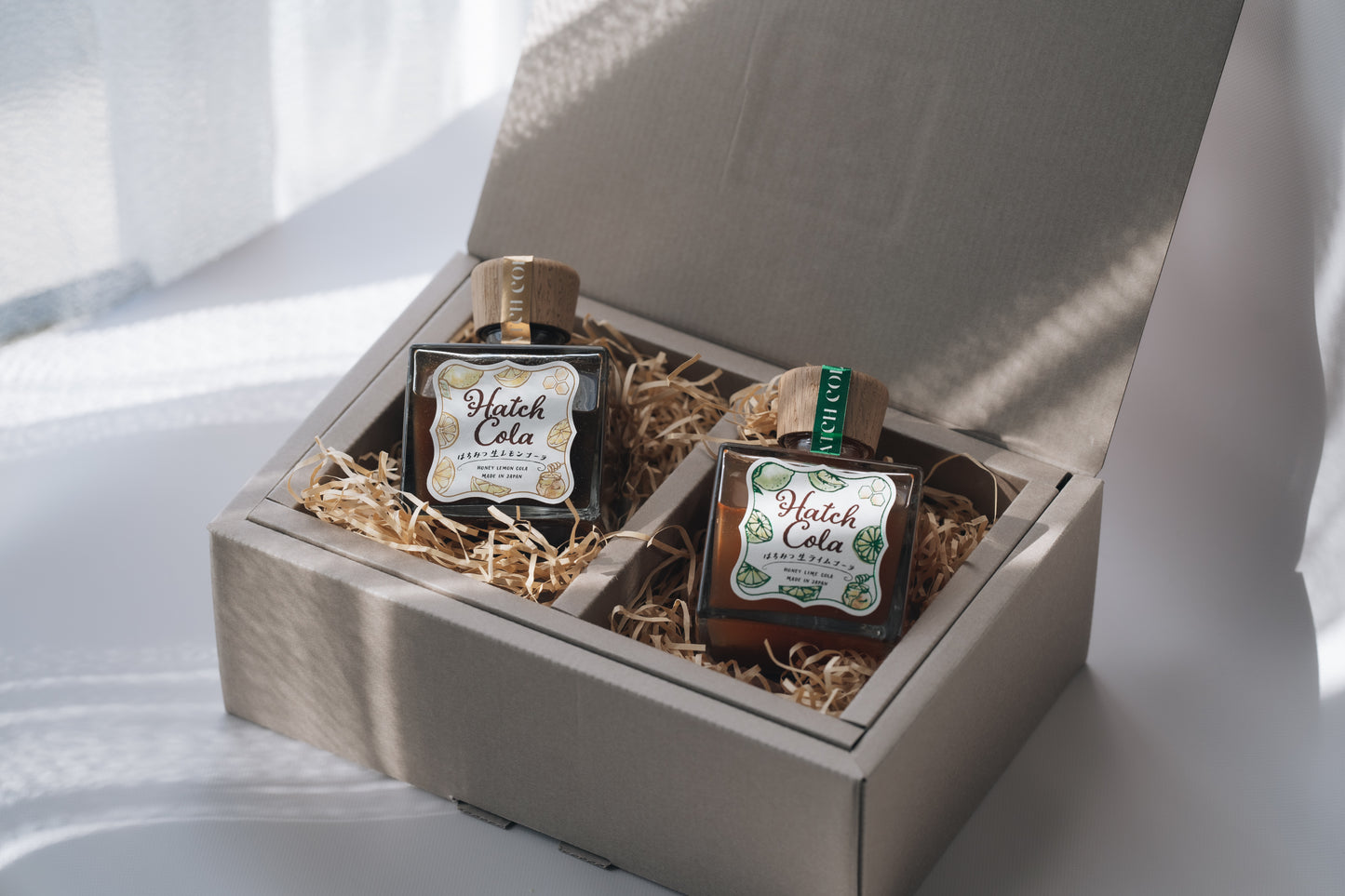 【Gift Box】Hatch Cola | Honey Lemon＆Lime Cola Set with Original Glass